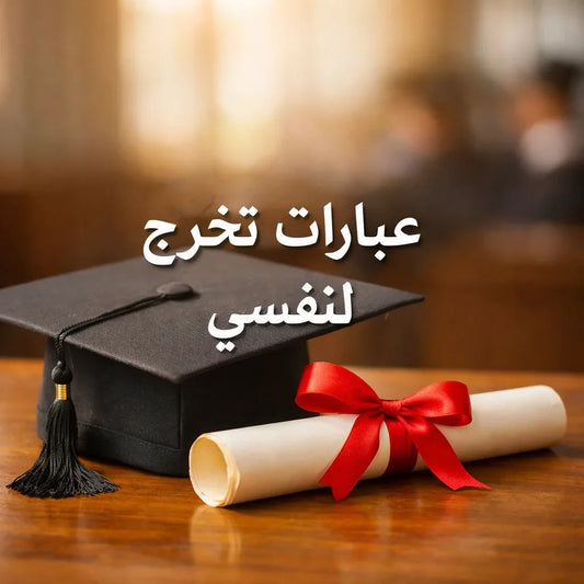 عبارات تخرج قصيرة لنفسي 2026
