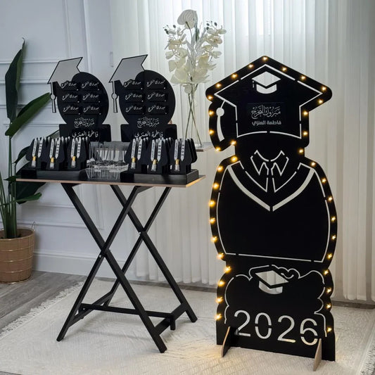 ركن استقبال تخرج 2026  مع فعاليات