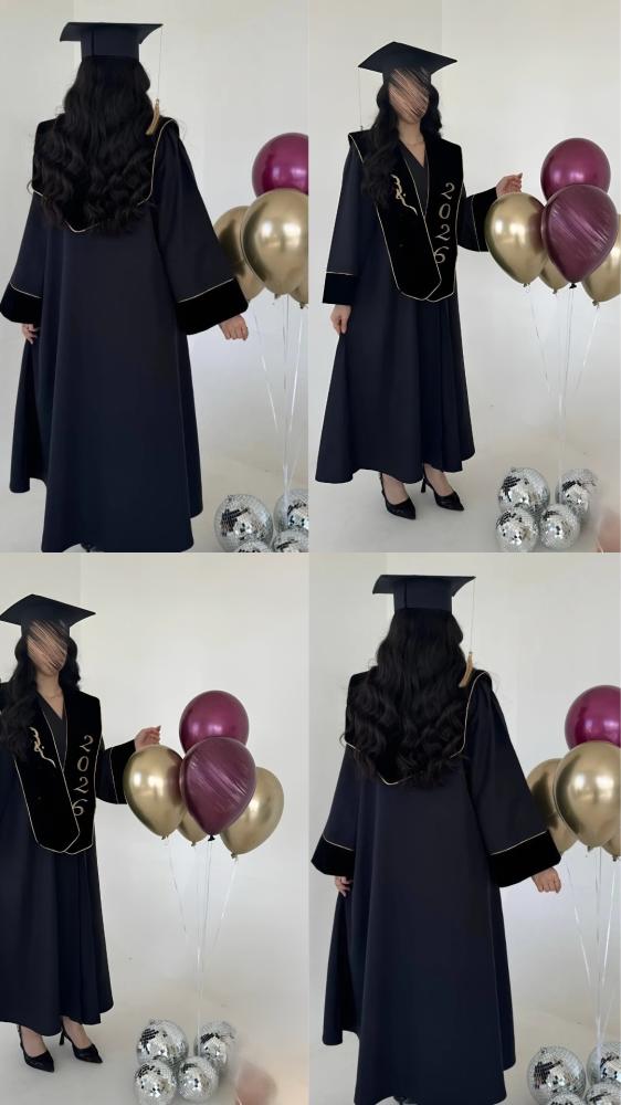 عباية تخرج بالاسم 2026 متجر احساس