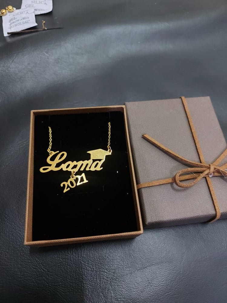 سلاسل تخرج  2026 مطليه ذهب