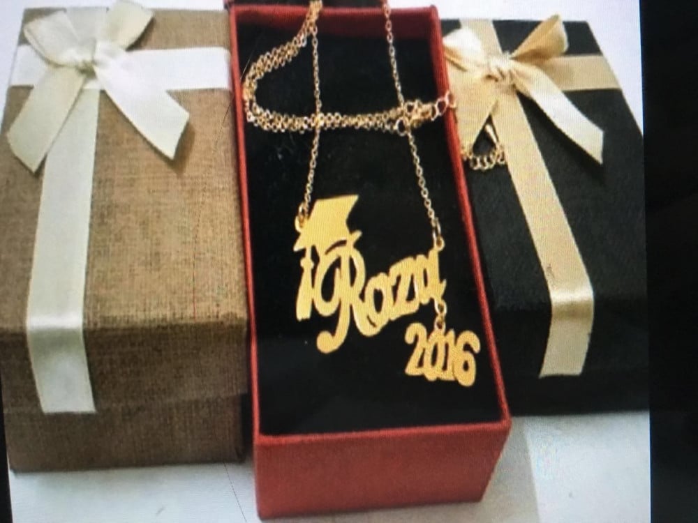 سلاسل تخرج  2026 مطليه ذهب