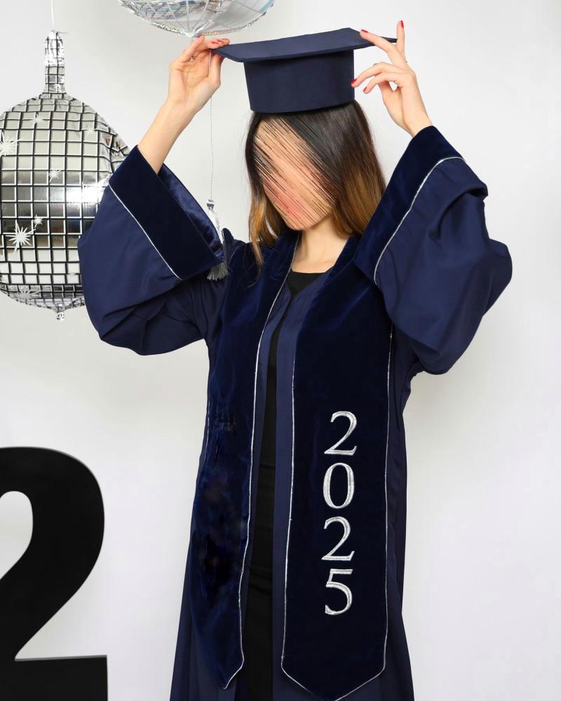 عبايه تخرج كحلي وكحلي 2026