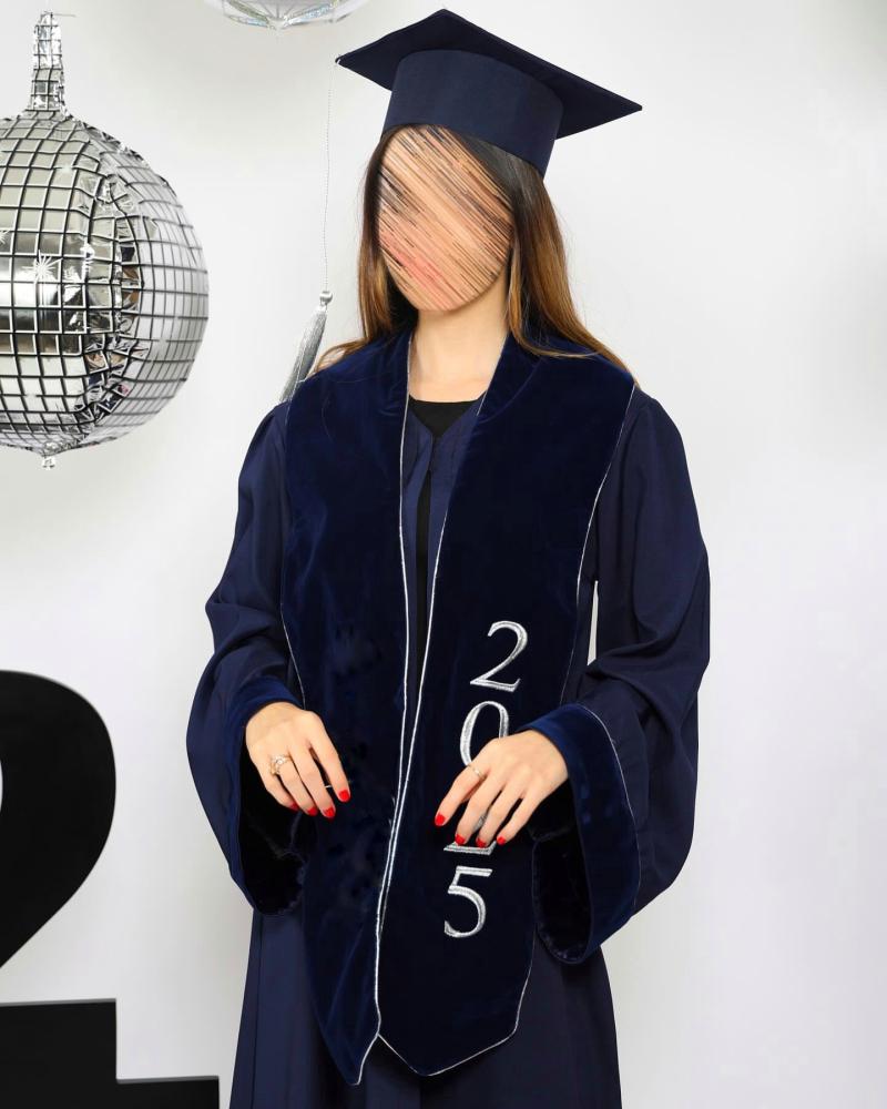 عبايه تخرج كحلي وكحلي 2026