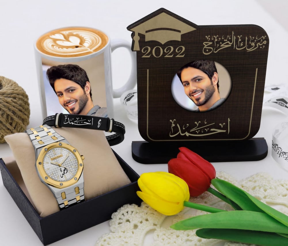طقم تخرج رجالي بالإسم جديدنا