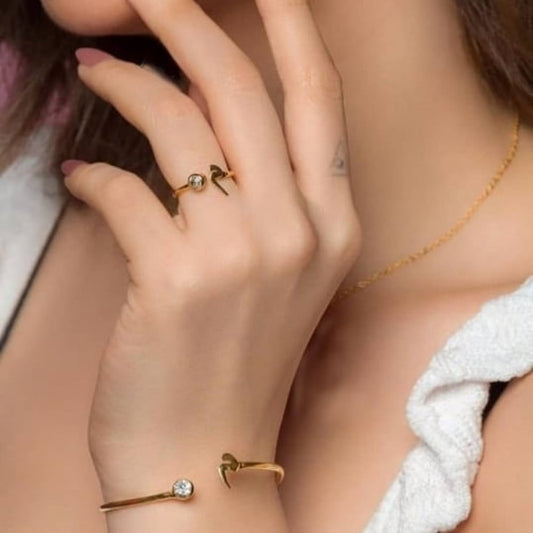 خاتم و اسواره حرف تصميم حسب الطلب